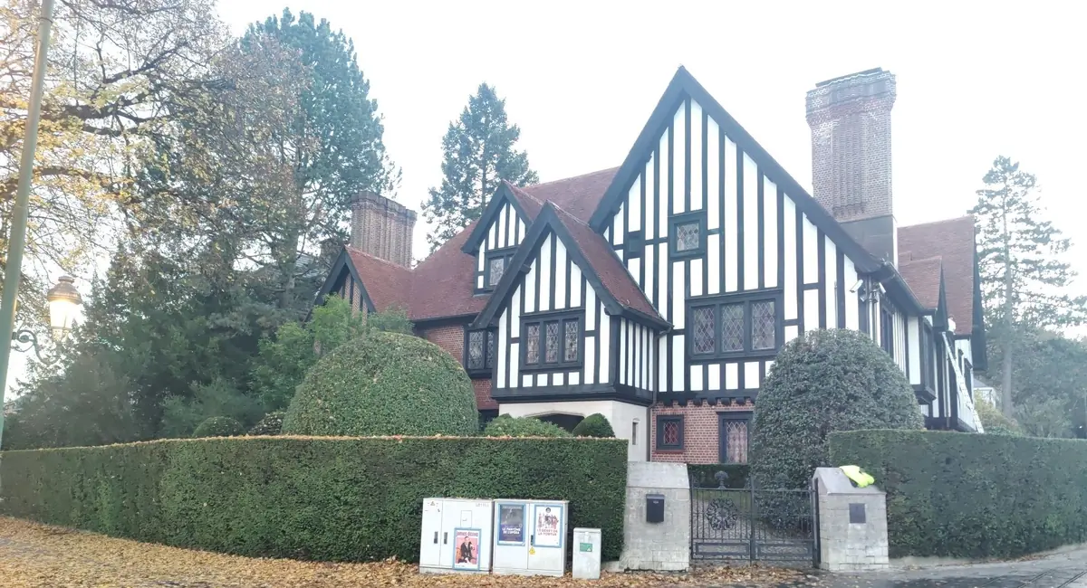 Villa à colombages à Bruxelles — toiture nettoyée
